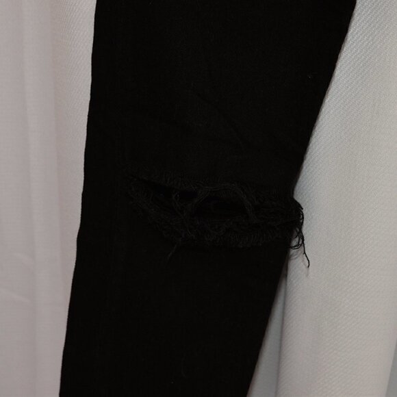 Reformation Serena High Rise Black Jeans Sz 24 - Picture 10 of 11